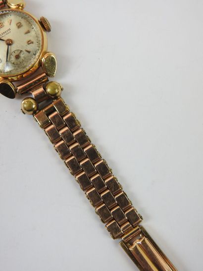 VILLEREUSE: Lady's watch with 18K gold case,...