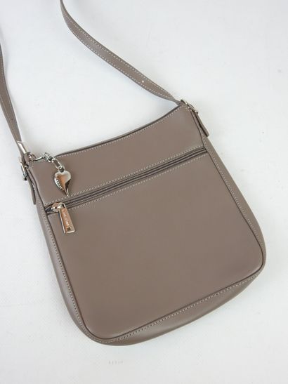 LANCASTER: Shoulder bag grey color. 21 x...
