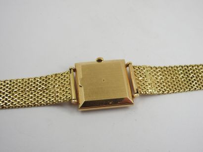 LONGINES: Men's wristwatch in yellow gold...