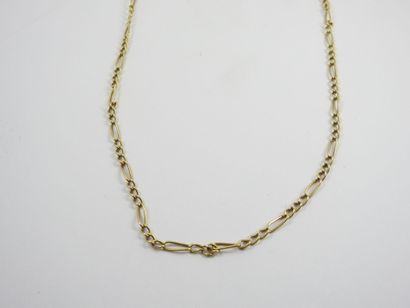 CHAIN in yellow gold 750 thousandth. Length:...