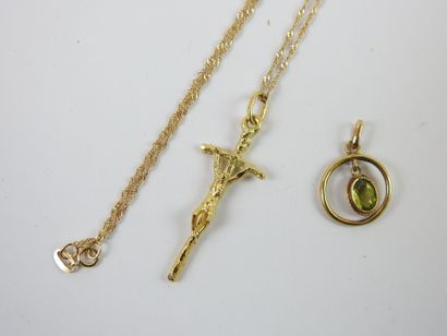 CHAIN in yellow gold 750 thousandth. Length:...