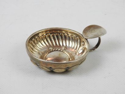 Silver wine tasting cup. Minerve mark. Monogram...