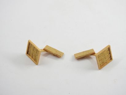PAIR OF HANDLEBARS in yellow gold 750 thousandth....