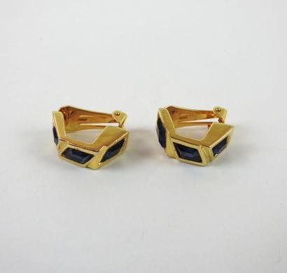 DAVID GRAU: Ear clips around 1980.