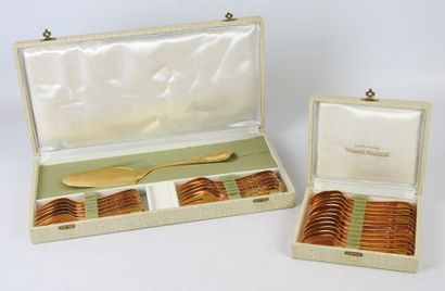 FRANCOIS FRIONNET : Twelve cake forks and...