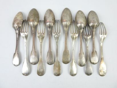THREE LARGE SPoons and three large spoons...