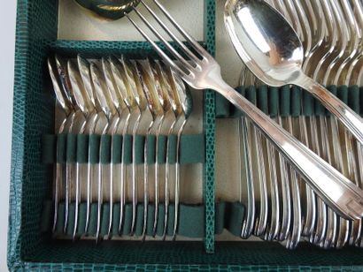 Silver-plated metal KITCHEN comprising twelve...
