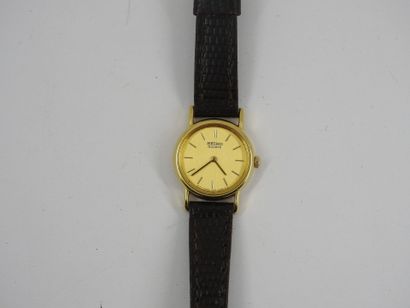 SEIKO : Lady's wrist watch in steel and gold...