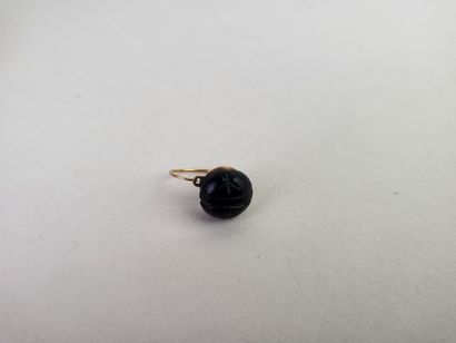 Small lot of jewelry in yellow gold 18K (750°/°°)...