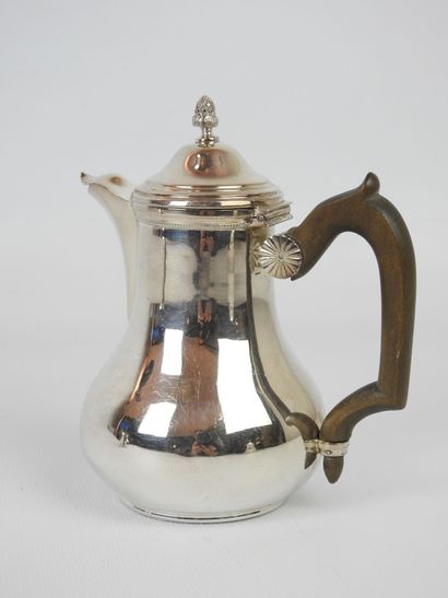 TWO SELFISH JUGS and a creamer in silver...