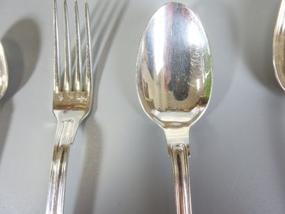 ERCUIS: silver-plated metal MENAGERE shell...
