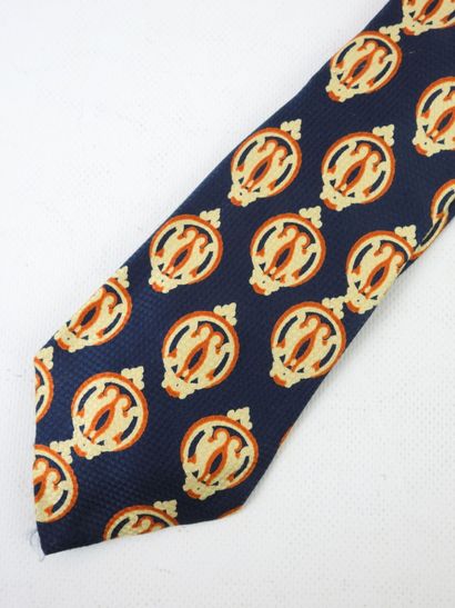 JEAN MARAIS : Rare tie in silk cabochons...