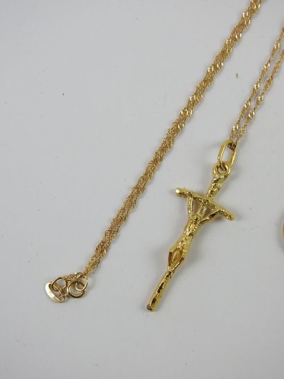 CHAIN in yellow gold 750 thousandth. Length:...