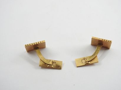 PAIR OF HANDLEBARS in yellow gold 750 thousandth....