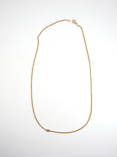CHAIN in yellow gold 750 thousandth. Length:...