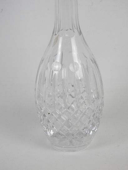 Carafe in cut crystal. H.37.5 cm