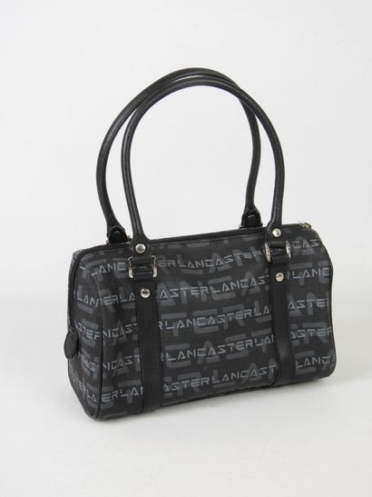 LANCASTER : Small canvas handbag. 15 x 25...