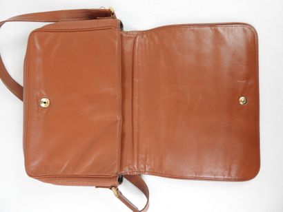 YVES SAINT LAURENT: Shoulder bag with flap...