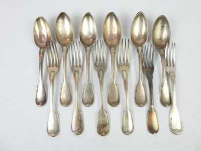 THREE LARGE SPoons and three large spoons...