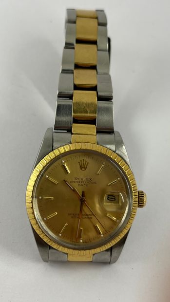 ROLEX
OYSTER PERPETUAL DATE 33mm steel and...