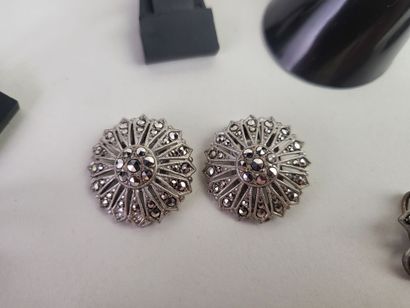 Lot of 12 antique silver jewels (800°/°°...