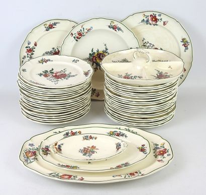 VILLEROY ET BOCH: Part of earthenware table...