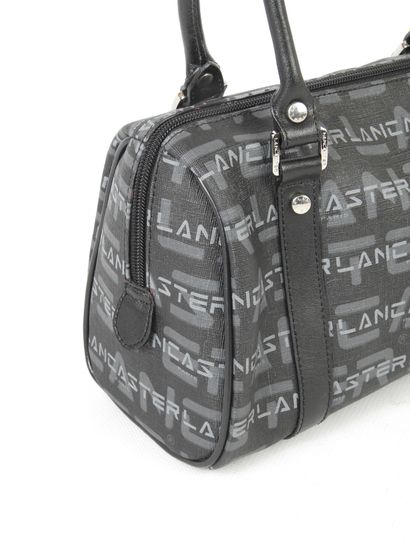 LANCASTER : Small canvas handbag. 15 x 25...