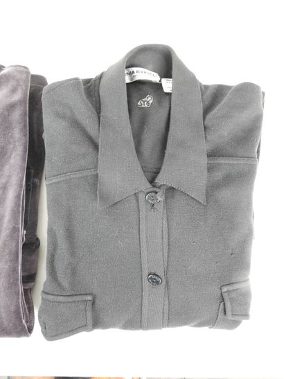 SONIA RYKIEL - Paris : Lot of two 3/4 jackets...