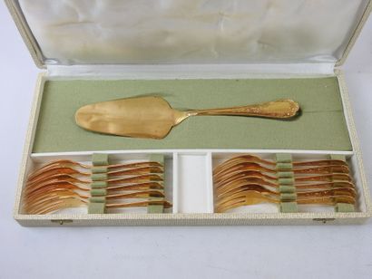 FRANCOIS FRIONNET : Twelve cake forks and...