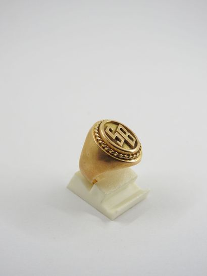 CHEVALLIERE in yellow gold 750 thousandths...
