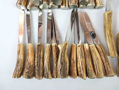 HUNTING SERVICE in stainless steel with andouiller...