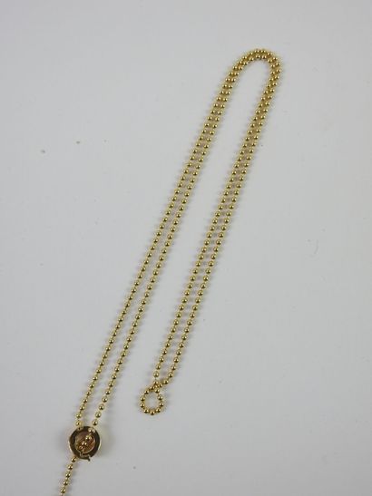 NECKLACE NEGLIGE in yellow gold 750 thousandths...