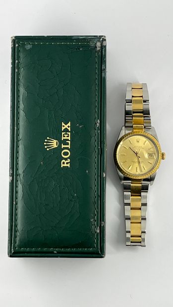 ROLEX
OYSTER PERPETUAL DATE 33mm steel and...