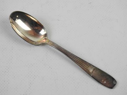 Art-Deco style silver-plated flatware set...