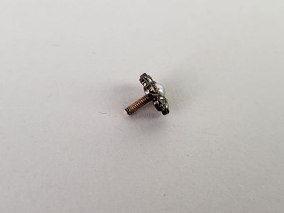 Brooch pendant in 18K yellow gold (750°/°°)...