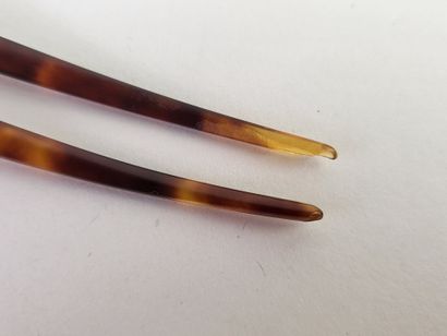 18K (750°/°°) yellow gold and tortoiseshell...
