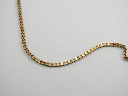 CHAIN in yellow gold 750 thousandth. Length:...