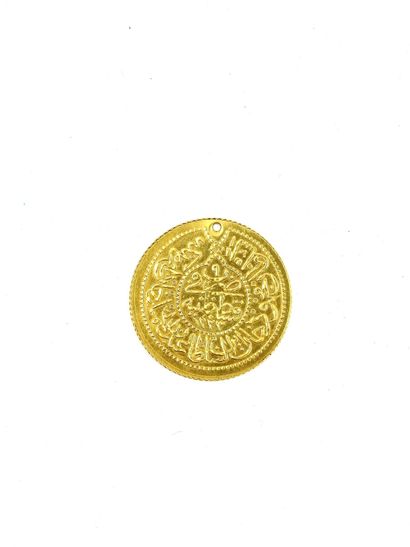 TURKEY: CURRENCY (?) in yellow gold with...