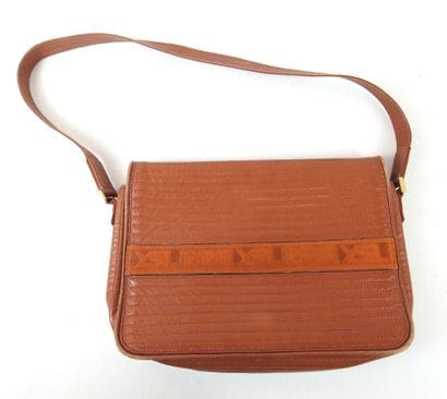 YVES SAINT LAURENT: Shoulder bag with flap...