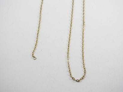 Chain in gold 750 thousandth (broken). Weight...