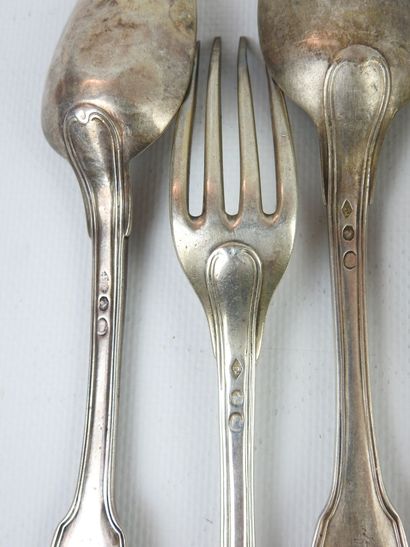 THREE LARGE SPoons and three large spoons...