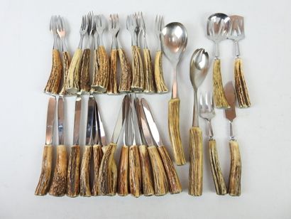 HUNTING SERVICE in stainless steel with andouiller...