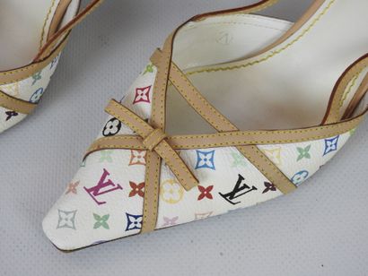 LOUIS VUITTON-PARIS: Pair of Murakami canvas...