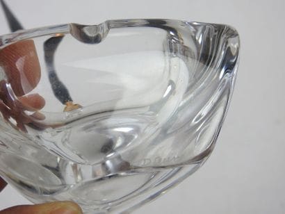 DAUM FRANCE : Ashtray forming pen-holder...