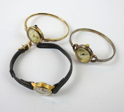 Lot of three women's watches including two...