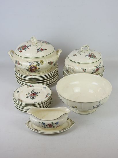 VILLEROY ET BOCH: Part of earthenware table...