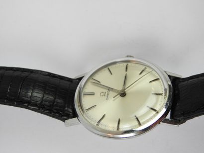 OMEGA: Men's watch, steel case. Mechanical...