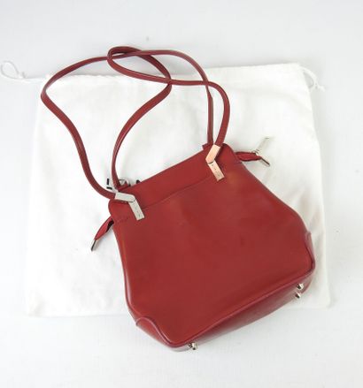 LANCASTER: Backpack color red. With dust-bag....