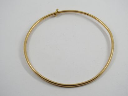 BRACELET rigid gold 750 thousandth. Diam:...