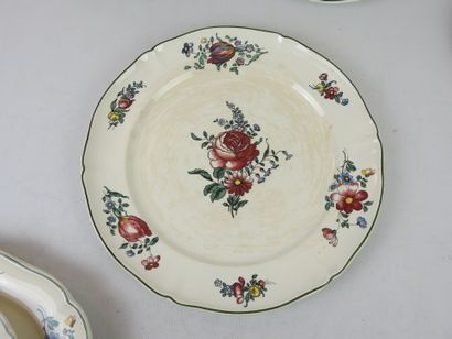 VILLEROY ET BOCH: Part of earthenware table...